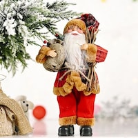 Picture of Mumoo Bear Standing Santa Claus Christmas Figurines Decorations, A14-4
