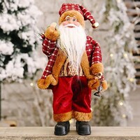 Picture of Mumoo Bear Standing Santa Claus Christmas Figurines Decorations, A14-5