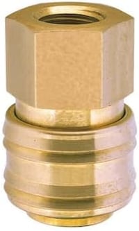 Brass Quick Coupling, Female, Es14I, 1/4inch - Pack of 10