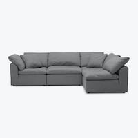 Picture of Hippo 4-Seater Sofa, Bryant Corner L Shape-Hippo50, Gray