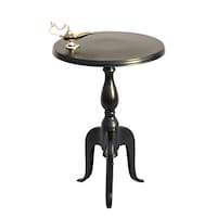 Picture of Signature Finish Round Metal Side Table, Black