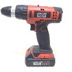 Hylan Cordless Screwdriver Drill with 24 V Li Ion Batteries, Red Online Shopping