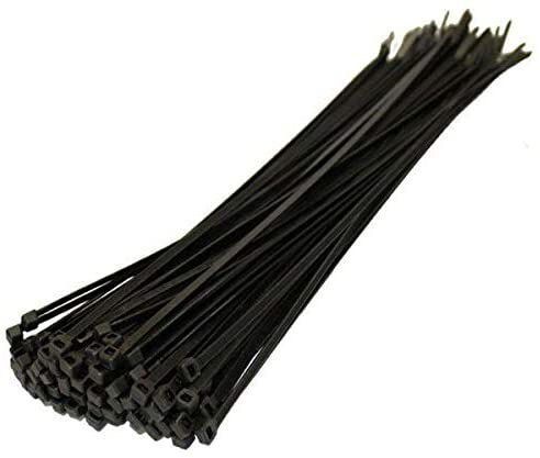 Cable Tie 250 Mm Bag 100 Pcs- Color- Black