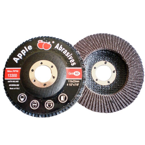 5pk ALFA FDA67453 4 x 5/8 x 80 Grit T27 Aluminum Oxide Flap Disc 