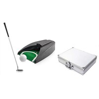 Picture of Golf Auto-Return Putting Game in Aluminum Box, White