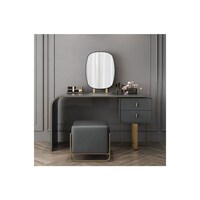 Picture of Neo Front Japanese Leather Dressing Stool, Grey
