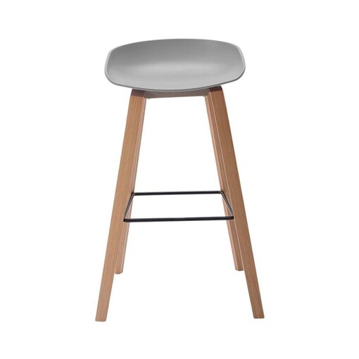 Neo Front Polypropylene Bar Chair, Grey Online Shopping