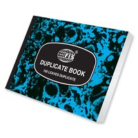 Picture of FIS A6 Duplicate Book, Blue - 100 Sheets, Pack of 96