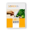 Sorex Self-Adhesive 4 Labels, A4 100 Sheets, 192x61mm, Carton of 10 Boxes Online Shopping