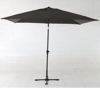 Picture of JD Center Pole Patio Rectangular Umbrella, Brown