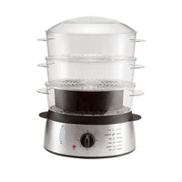 Picture of JD Food Steamer- Black & Silver