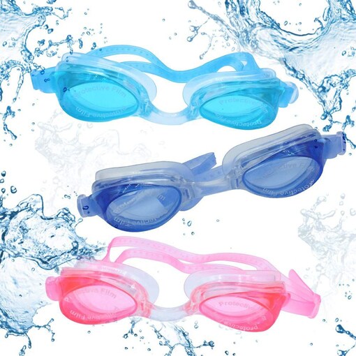 N.U.W.A Swim Goggles, 3 Pack Swimming Goggles for Adult Men Women Youth Kids Child, No Leaking Anti Fog UV 400 Protection Waterproof 180 Degree Clear Vision Triathlon Pool Goggles Online Shopping