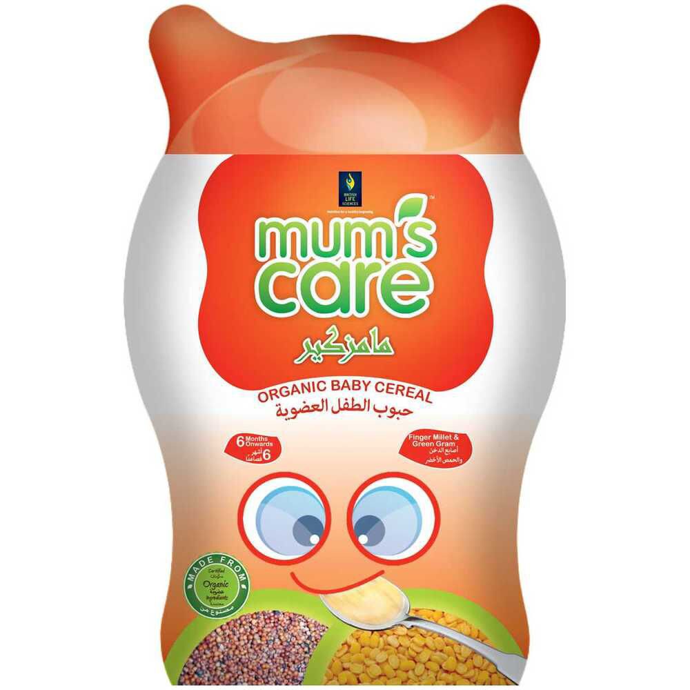 Mum's Care Finger Millet & Green Gram Baby Cereal, 300g