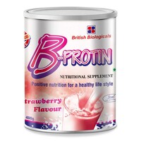 Picture of B-Protin Nutritional Supplement Strawberry Powder, 400g
