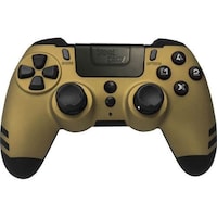 Picture of Steelplay Metaltech Wireless Controller for PlayStation, JVAPS400116, Gold