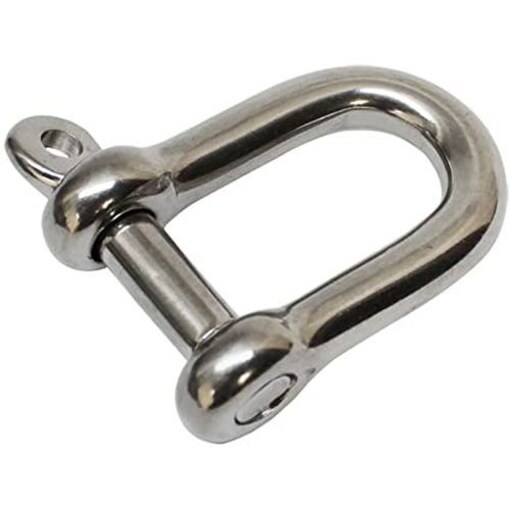 Haili Stainless Steel Bow Shackle, Silver Online Shopping