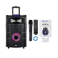 Picture of Zoook Rocker Beatbox Pro With Dj Mixer Pad & Light Effects, Black