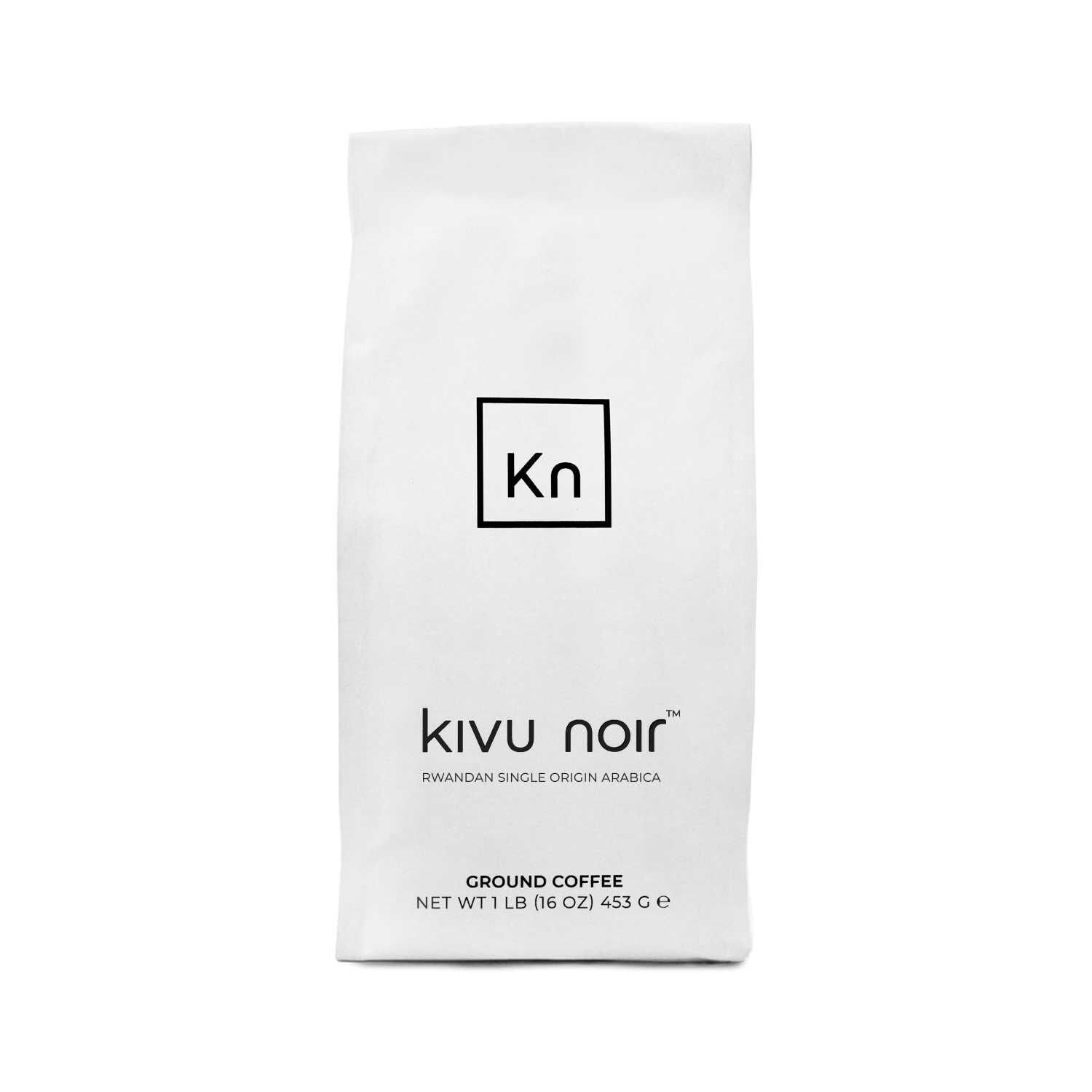 Kivu Noir Rwandan Single Estate Arabica Ground Filter Coffee, 453g