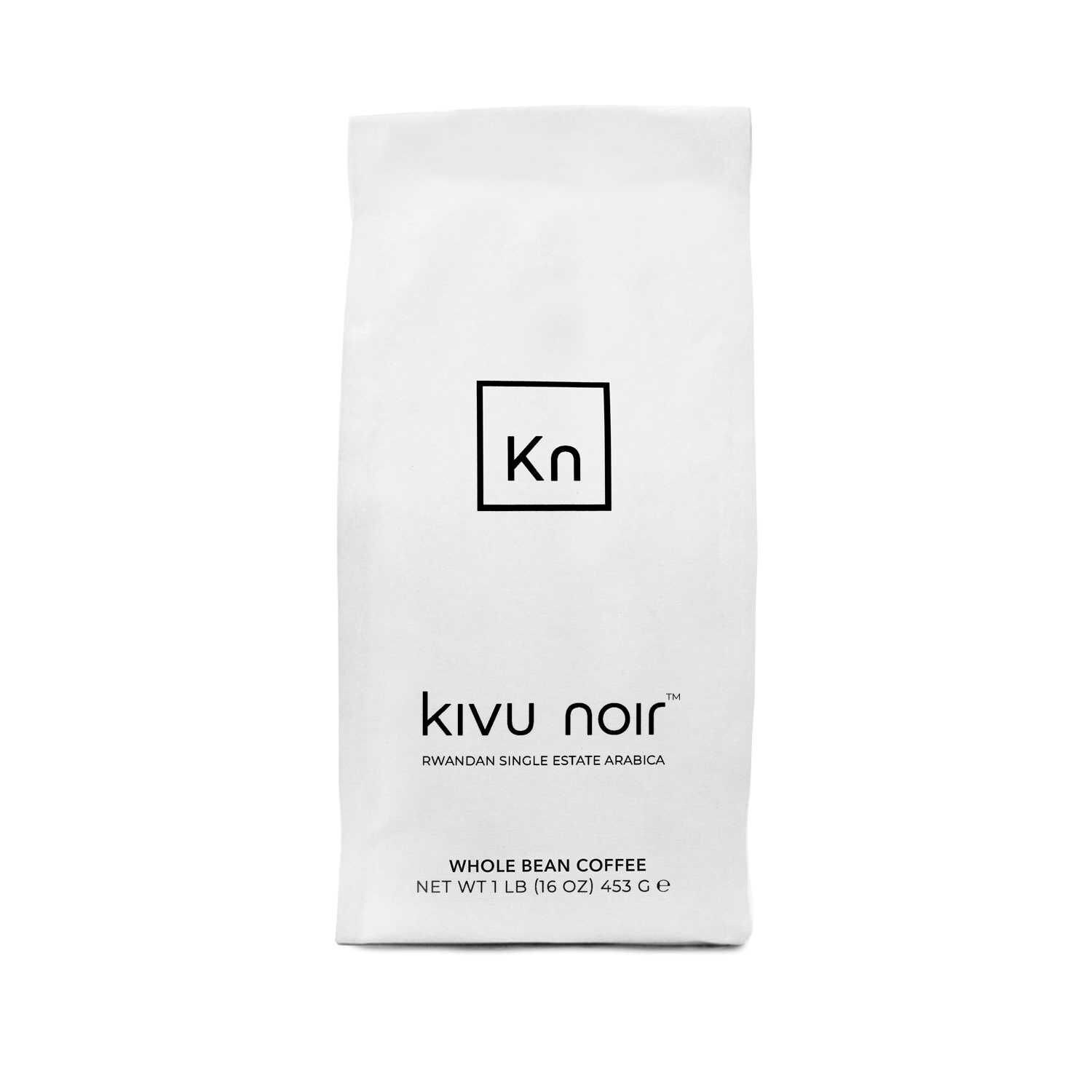 Kivu Noir Rwandan Single Estate Arabica Whole Bean Coffee, 453g