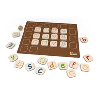 Picture of Viga KIds Wooden Toys Learning Alphabet Game, Age 3+