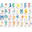 Poppik Alphabet Wall Sticker, S Online Shopping