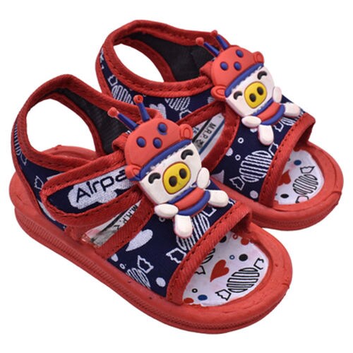 Airpark Whistle Sandal for Kids, 6M to 2 Yrs, Red