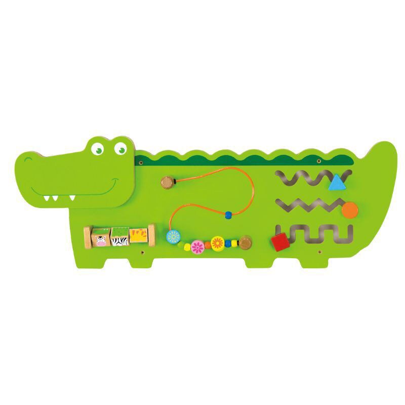 Viga Toys Wooden Wall Toy - Crocodile