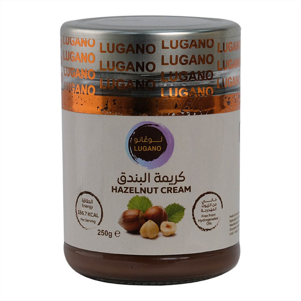 Lugano Hazelnet Cream Jar, 250g