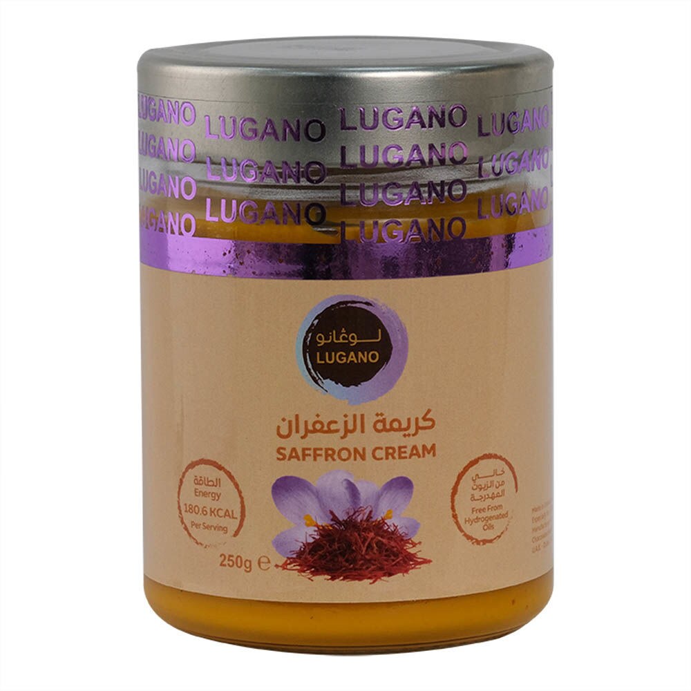 Lugano Saffron Cream, 250g Jar