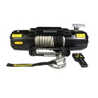 Picture of Bushranger Synthetic Rope Revo Winch, Black & Yellow, 4536kg
