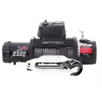 Picture of Smittybilt XRC GEN2 9.5K Comp Synthetic Rope Winch, Black & Silver, 4309kg