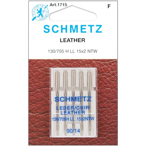 Schmetz Leather Machine Needles, 14/90, 5Pieces Online Shopping