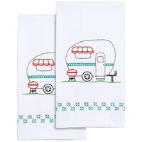 Picture of Jack Dempsey Camper Stamped Hand Towel Set, 17 x 28inch, 2 Pcs