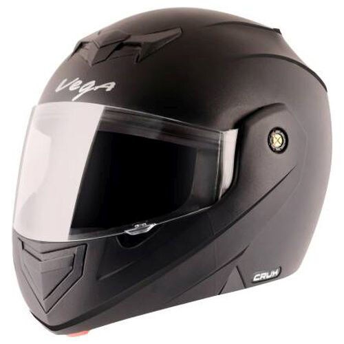 Vega Crux Motorbike Full Face Helmet, Black