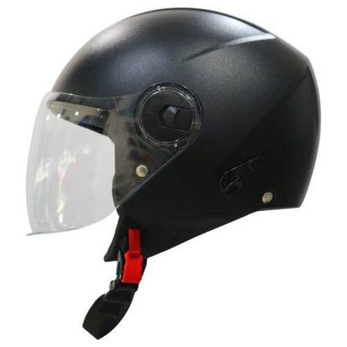 Steelbird Air SBH20 Zip Motorbike Helmet, Black