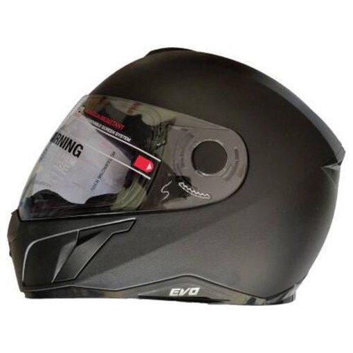 Vega Evo Motorbike Helmet, Black Online Shopping