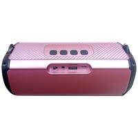 Picture of Hitage Bluetooth Speaker, BS-414, Pink & Black, 10W, 3.5mm
