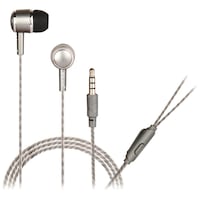 Picture of Hitage Round Metal Wired Earphone, Headset with Mic