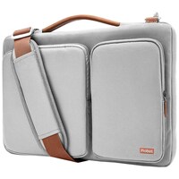 Picture of Shopizone Probus Laptop Shoulder Bag , 14 Inch, Grey