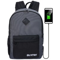 Picture of Auxter Laptop Backpack with USB Charging Port, Black & Grey