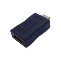 Picture of Sandberg Mini HDMI Male To HDMI Female Adapter, Blue