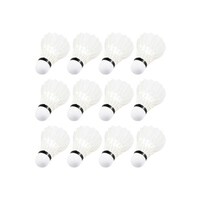 Picture of RKN Shuttlecocks Set, White and Black, Pack of 12pcs