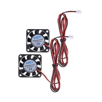 Picture of Gprinter Brushless Cooling Cooler Fan, 40 X 10 Mm, Set Of 2Pcs, Black & Red