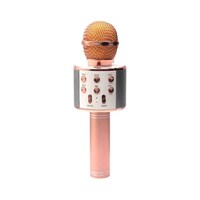 Picture of Wster Bluetooth Wireless Karaoke Microphone, Rose Gold & Silver