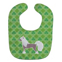 Picture of Chinese Crested Shamrocks Baby Bib