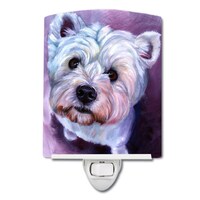 Picture of Whatsup Westie Ceramic Night Light, 7400CNL