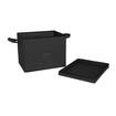 Picture of Double R Bags Storage Bin Box with Lid Cover and Handle, Pack of 4