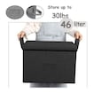 Double R Bags Storage Bin Box with Lid Cover and Handle, Pack of 4 Online Shopping
