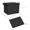 Double R Bags Storage Bin Box with Lid Cover and Handle, Pack of 4 Online Shopping