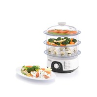 Picture of Black & Decker 3-Tier Food Steamer With Timer, White